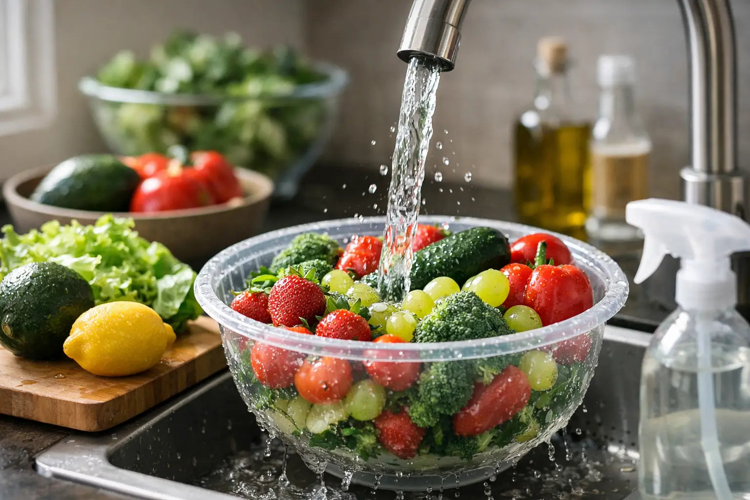 Le nettoyant pour fruits et légumes : est-ce vraiment efficace ?